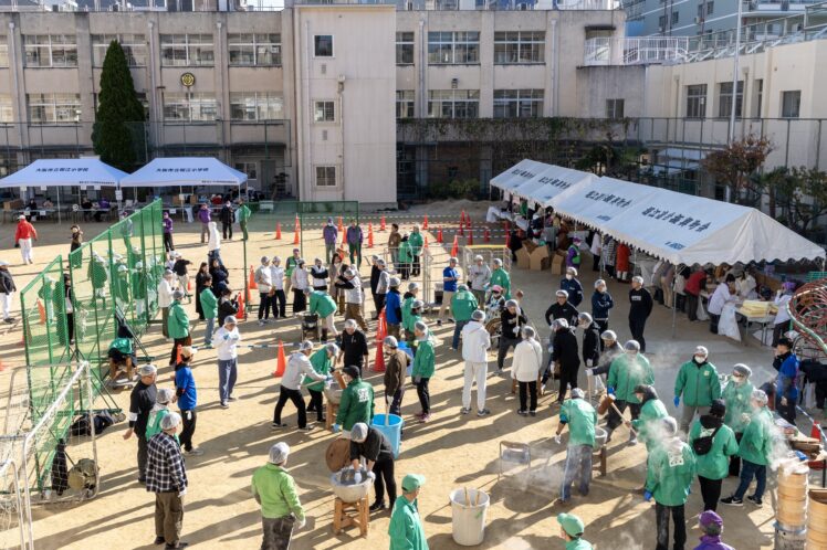 さあ～餅つき開始